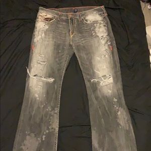 True religion ripped jeans